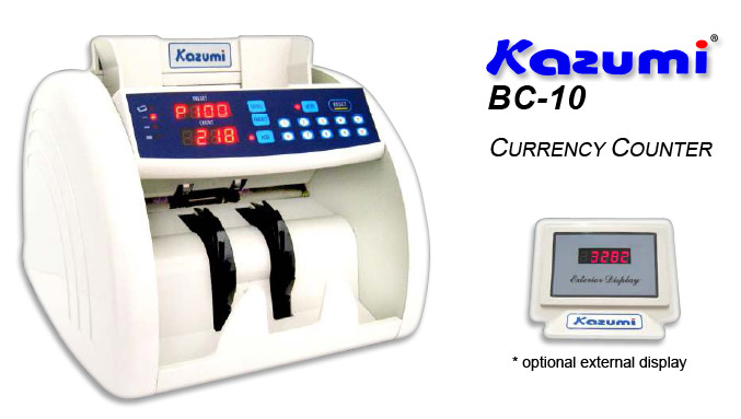 KAZUMI BC-10 CURRENCY COUNTER MACHINE